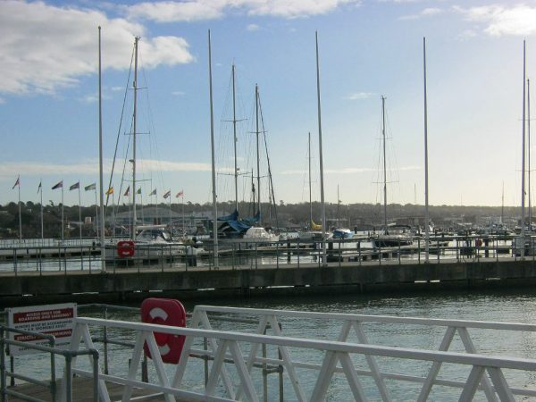 Cowes Marina Boats in Winter